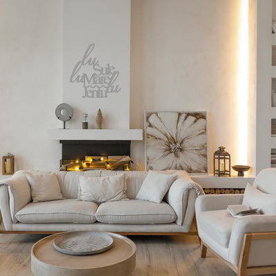 Scritta in Legno Lu Jentu