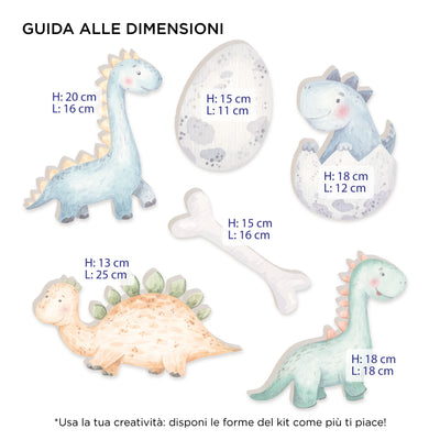 Set di Tavolette Kids Dinosauro
