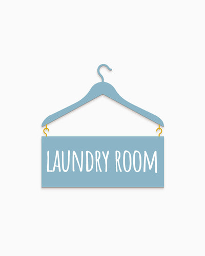 Scritta in Legno my Laundry