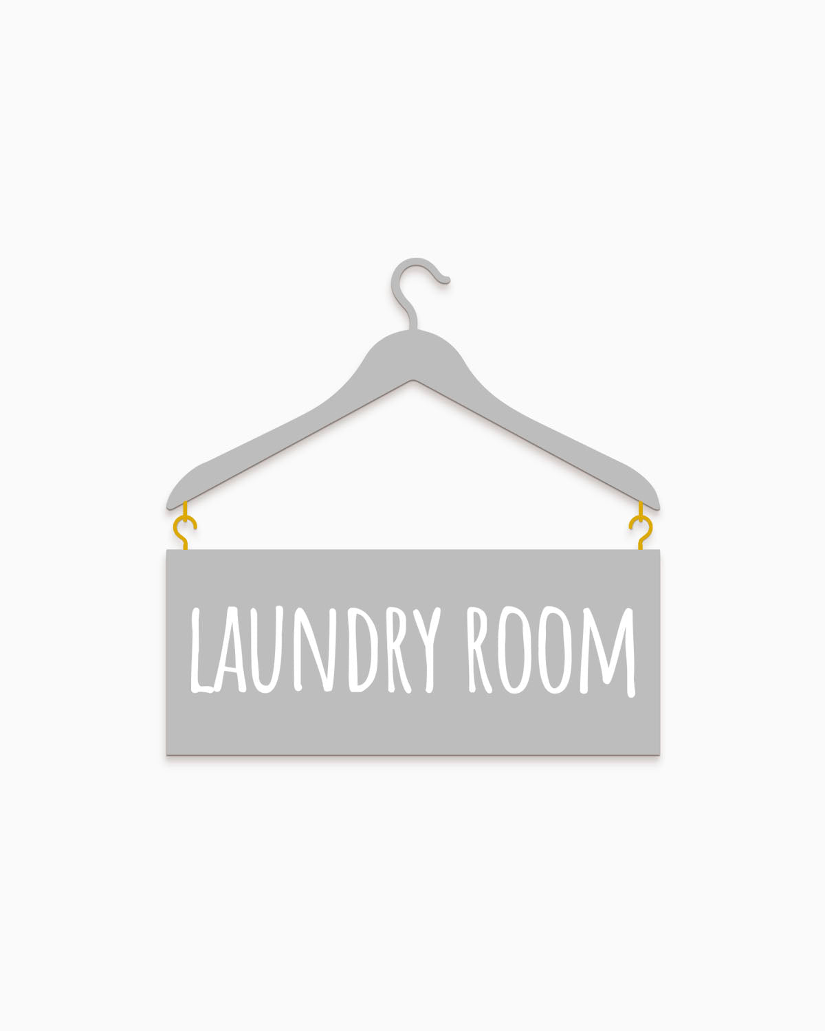 Scritta in Legno my Laundry