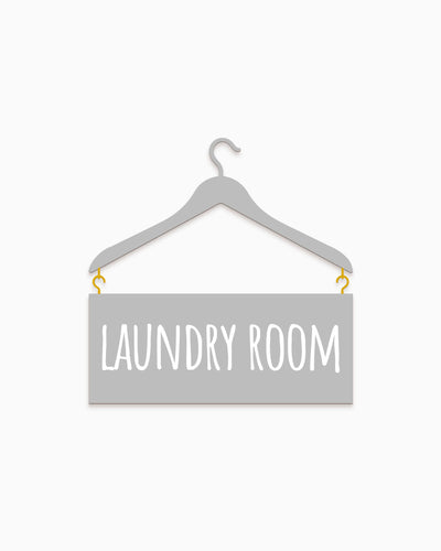 Scritta in Legno my Laundry