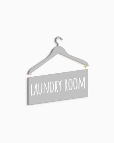 Scritta in Legno my Laundry