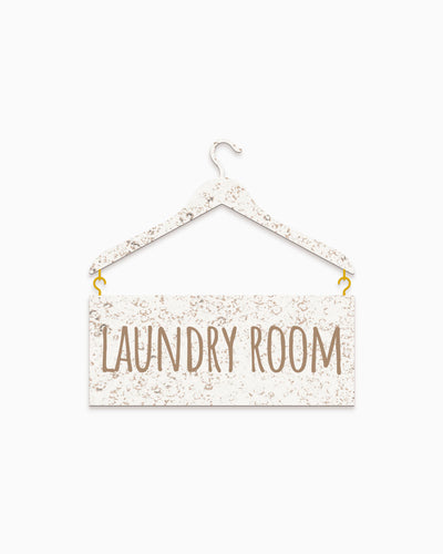Scritta in Legno my Laundry