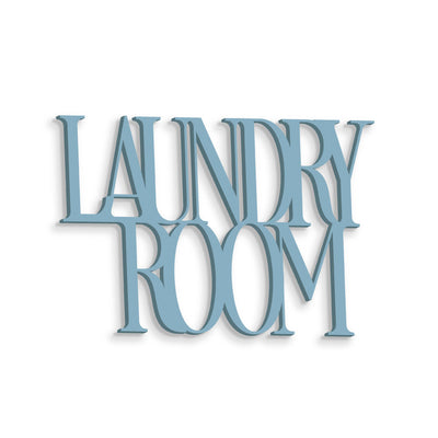 Scritta in Legno Laundry Room