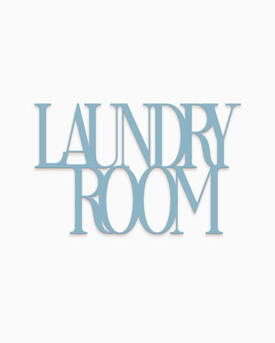 Scritta in Legno Laundry Room