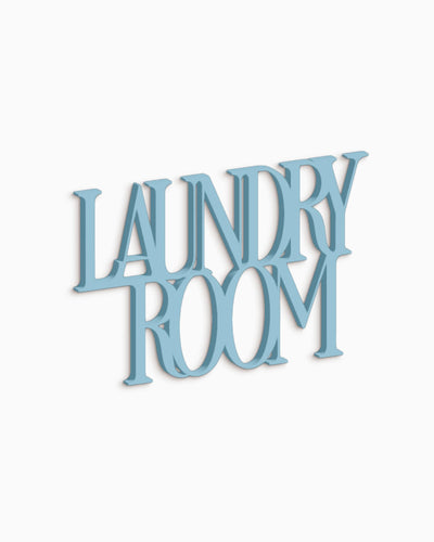 Scritta in Legno Laundry Room