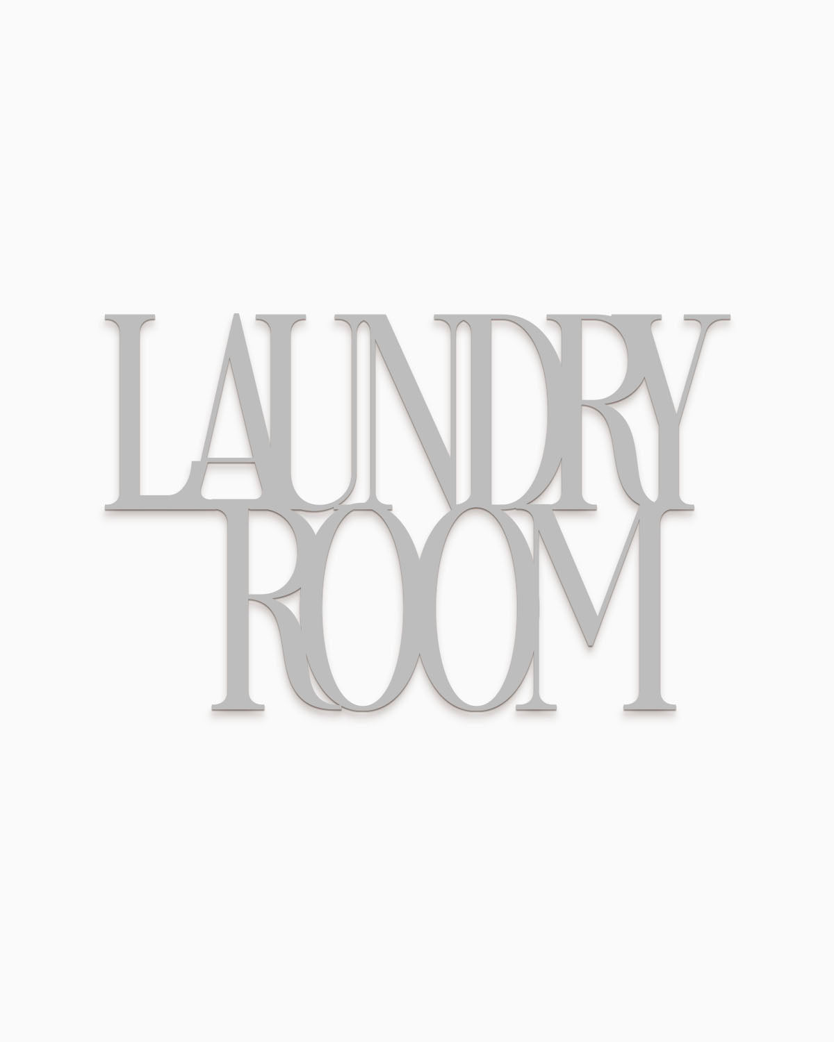 Scritta in Legno Laundry Room