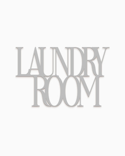 Scritta in Legno Laundry Room