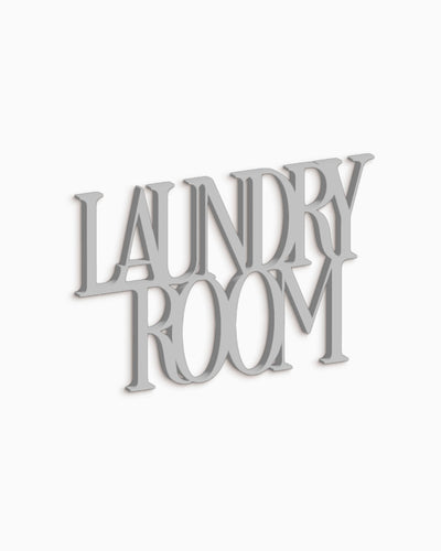 Scritta in Legno Laundry Room