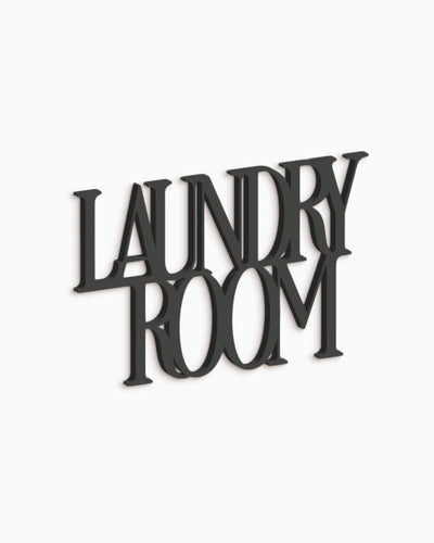 Scritta in Legno Laundry Room