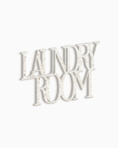 Scritta in Legno Laundry Room