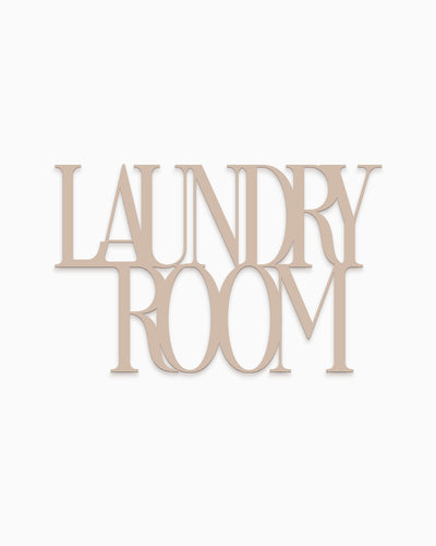Scritta in Legno Laundry Room