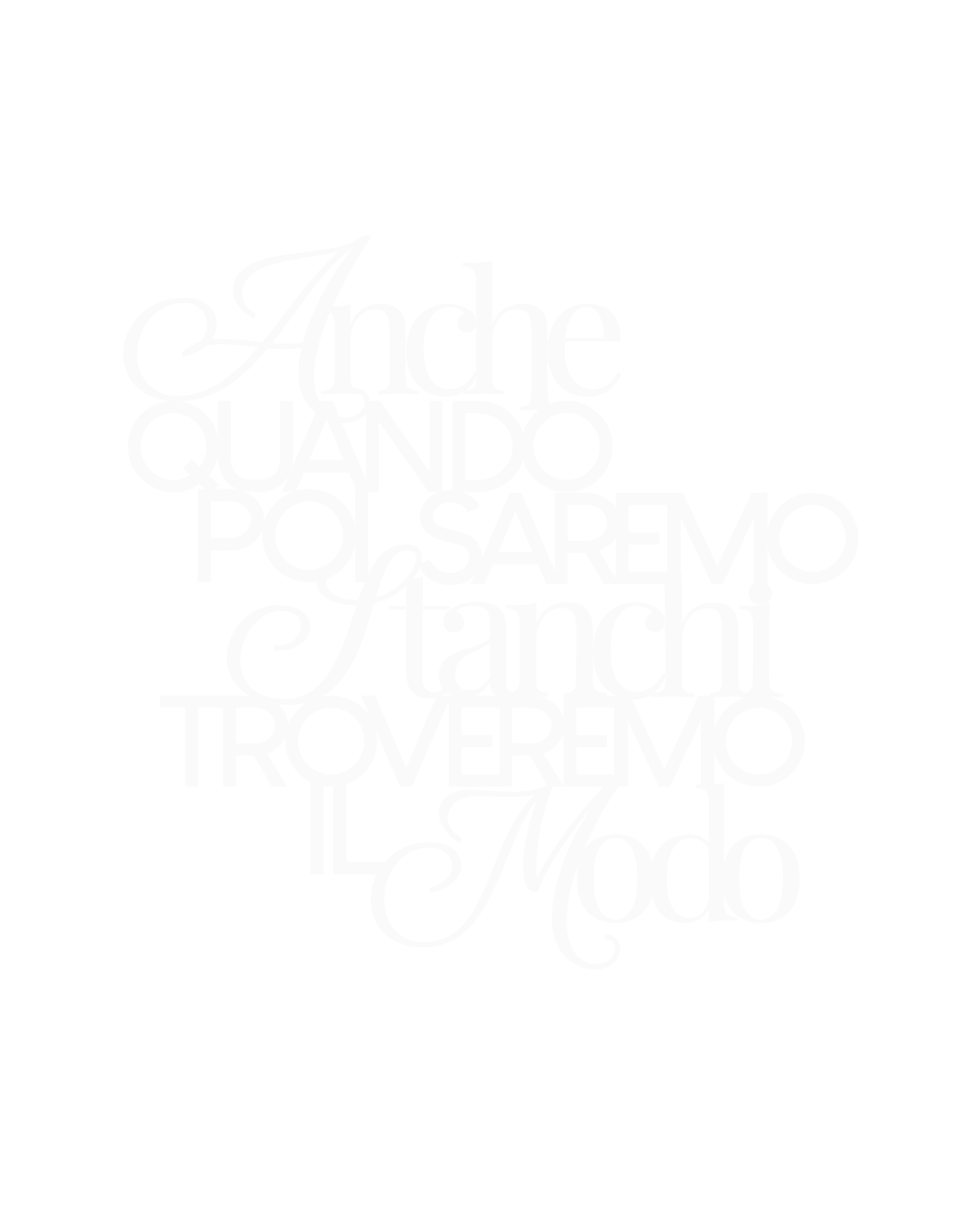Scritta in legno Poetica