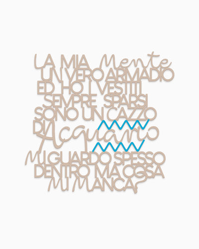TEST VIDEO Scritta in legno Acquario