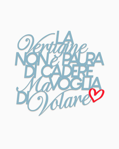 Scritta in legno Mi fido di te