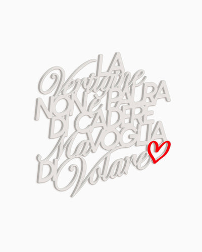 Scritta in legno Mi fido di te