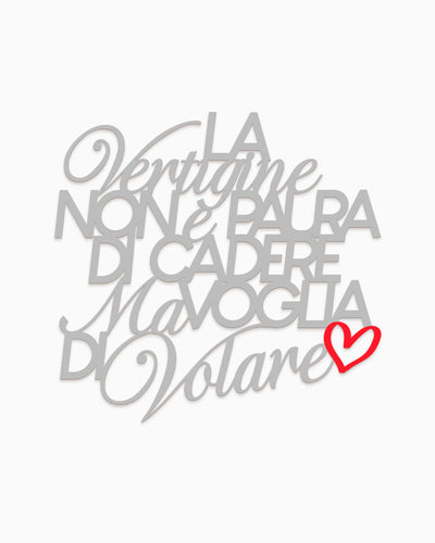 Scritta in legno Mi fido di te