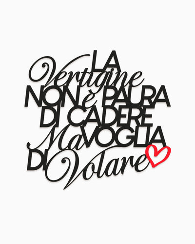 Scritta in legno Mi fido di te
