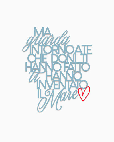 Scritta in legno Meraviglioso