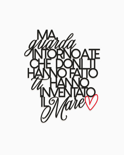 Scritta in legno Meraviglioso