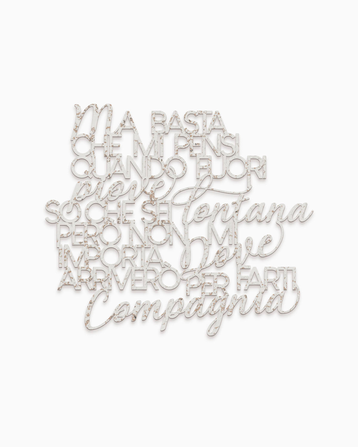Scritta in legno Amaro