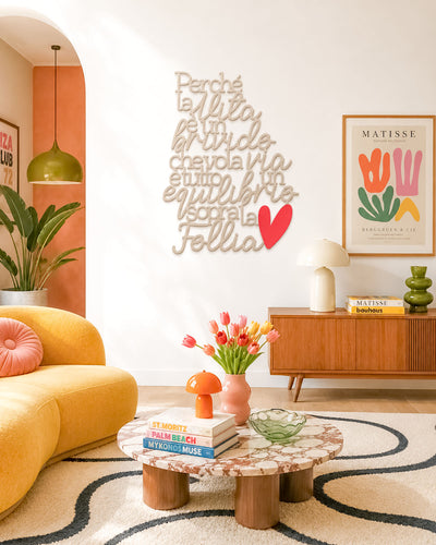 Scritta in legno Sally