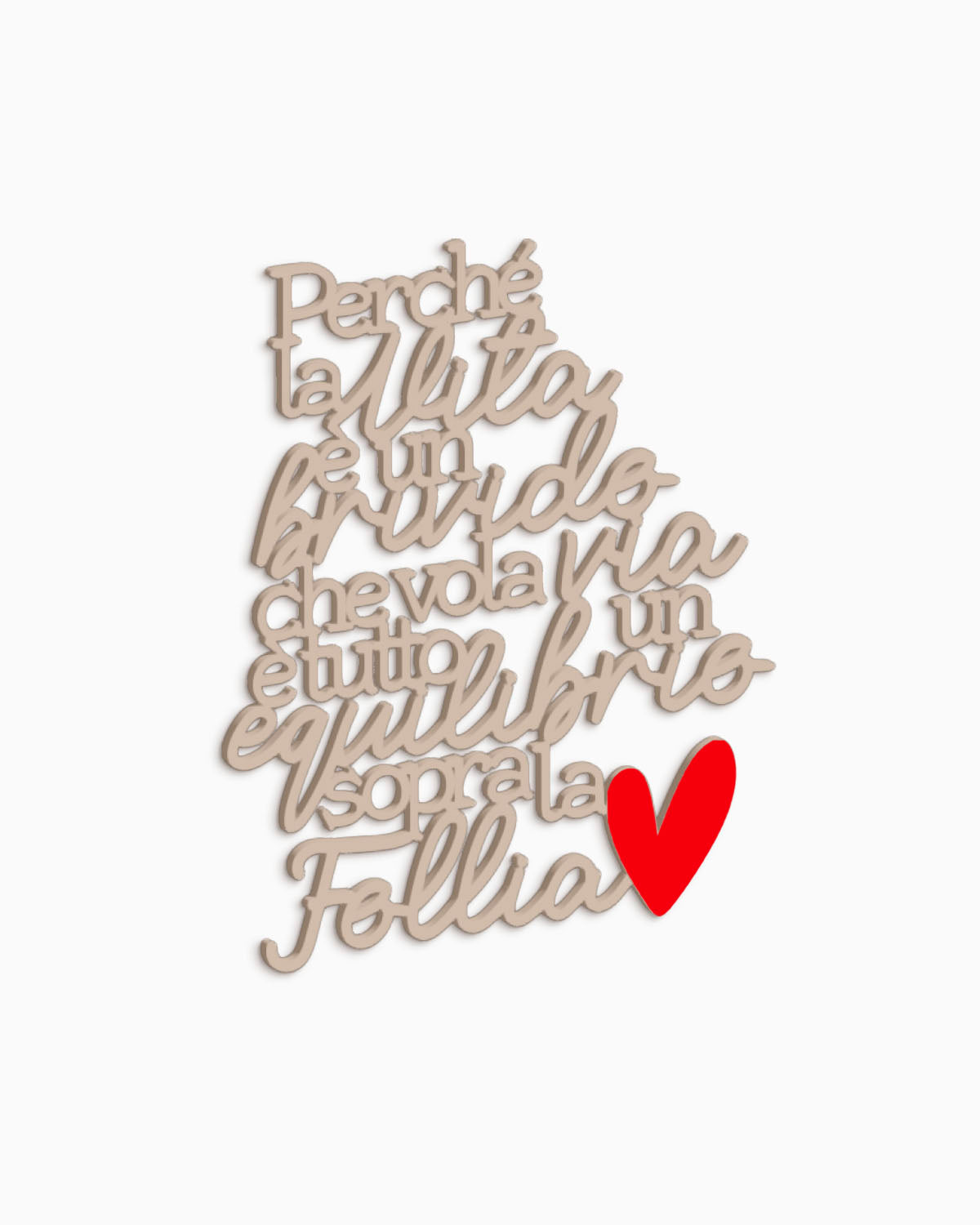 Scritta in legno Sally