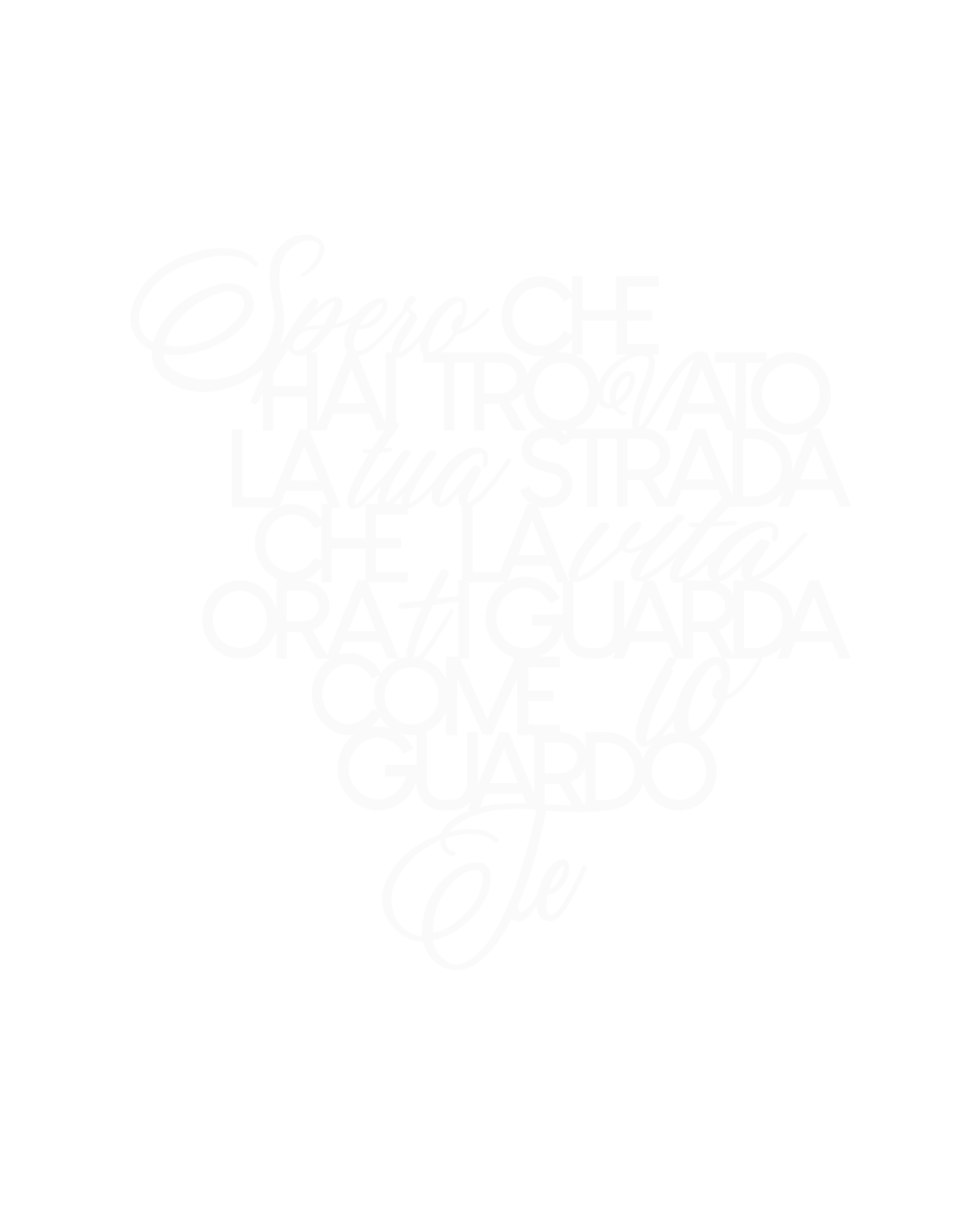 Scritta Romantica
