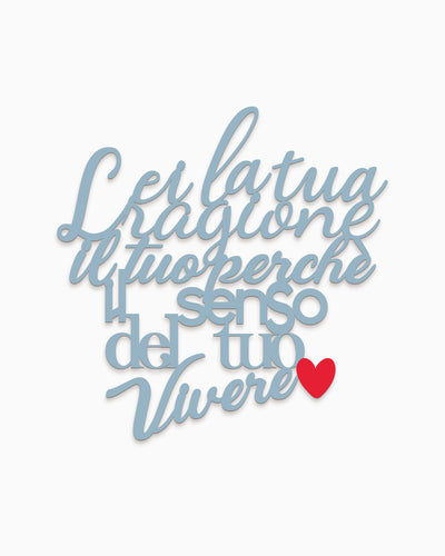 Scritta Lei la tua ragione