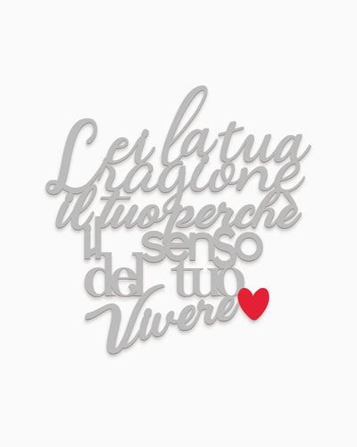 Scritta Lei la tua ragione