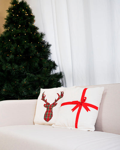 Decorazione natalizia per casa, cuscino natalizio, federa decorazione natalizia