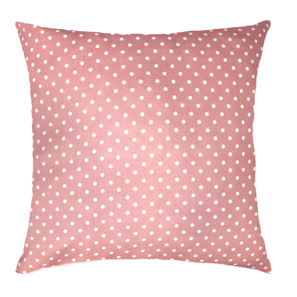 Pink Polka Dot Cushion