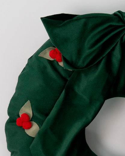 decorazione natalizia, ghirlanda fuori porta decorazione casa #colore_verde