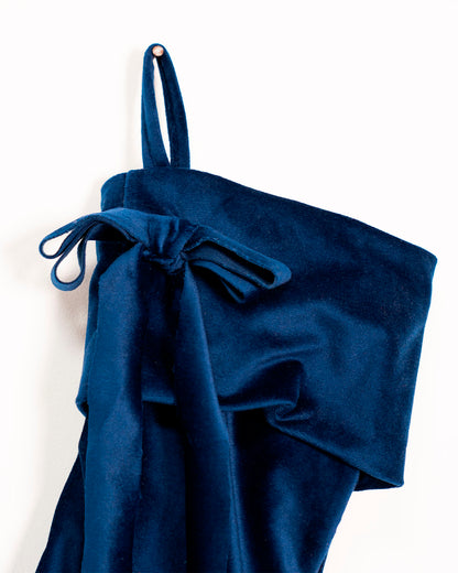 decorazione natalizia befana calza in velluto fatta a mano 