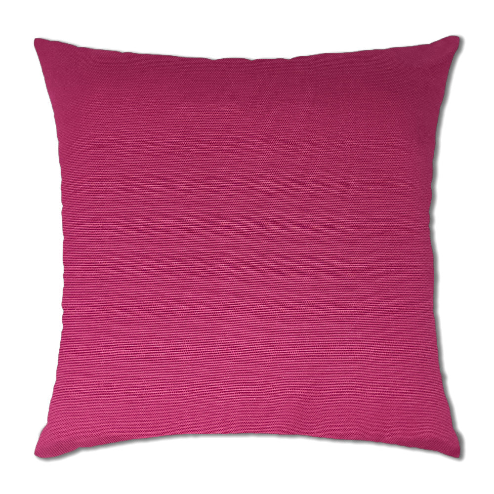 Fuchsia cotton cushion