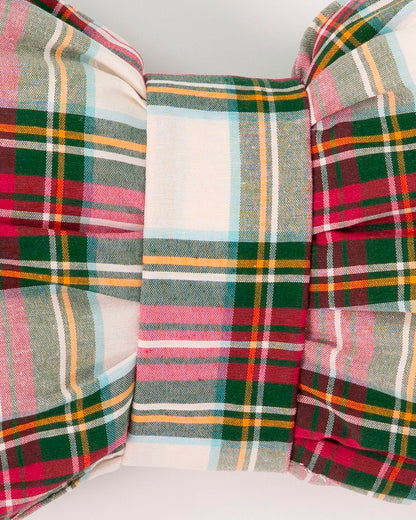 decorazione natalizia cuscino a forma di fiocco 