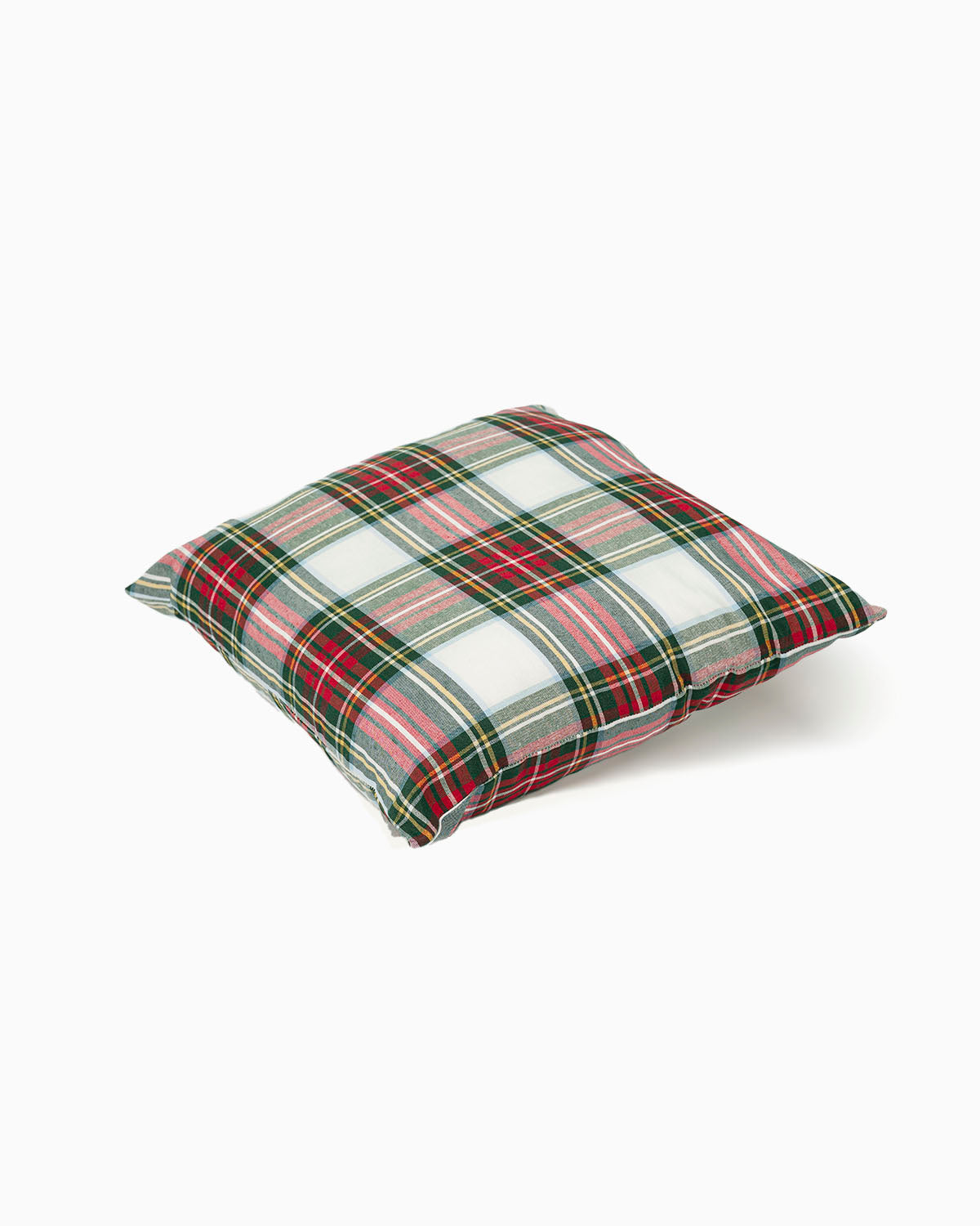 decoraziione natalizia cuscino federa tartan 