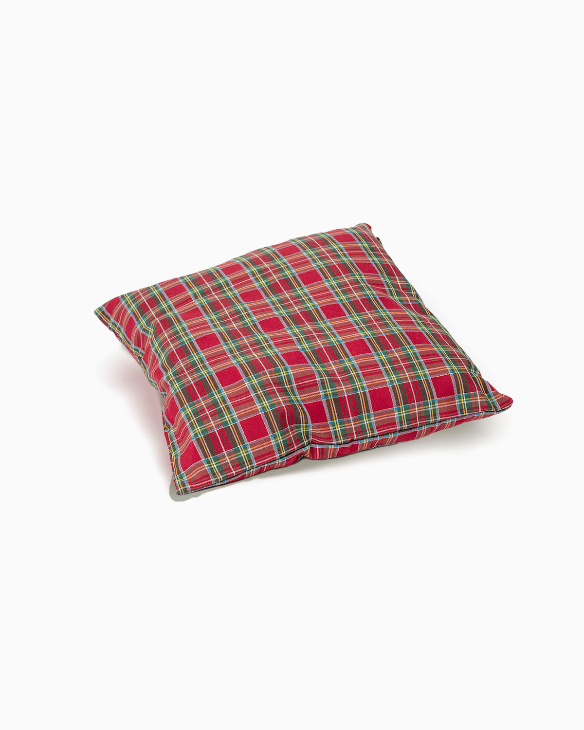 decoraziione natalizia cuscino federa tartan 