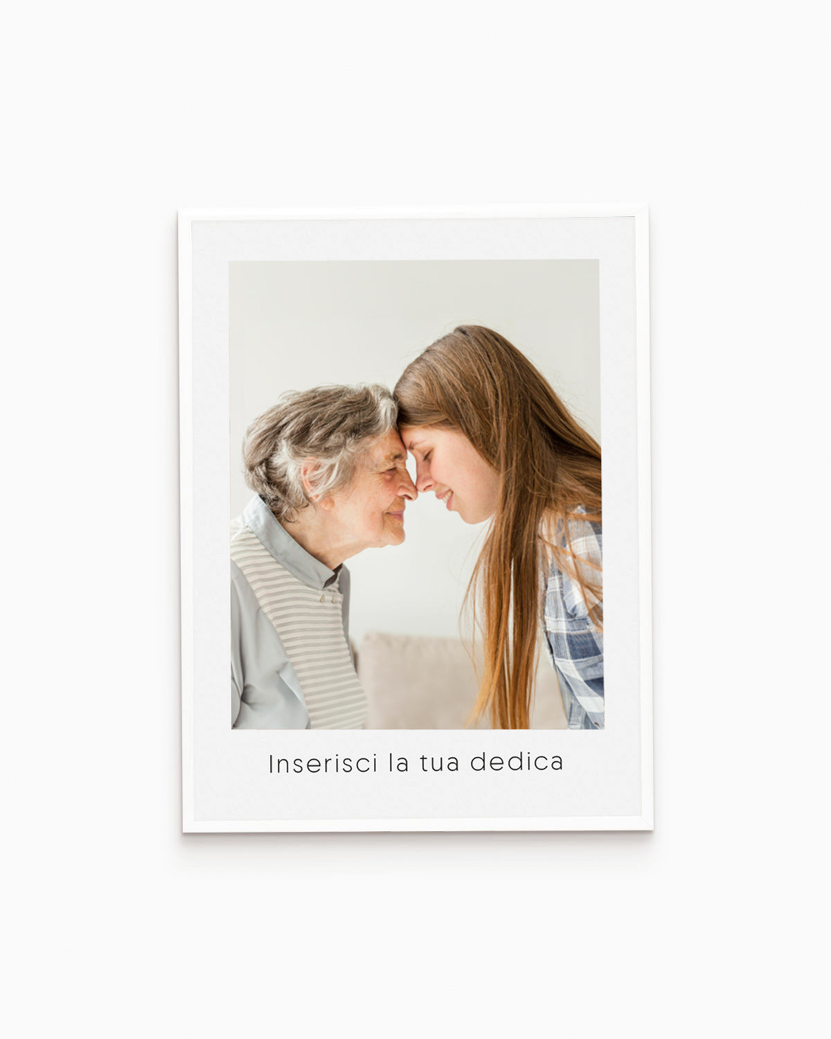 Poster Personalizzato Foto con dedica