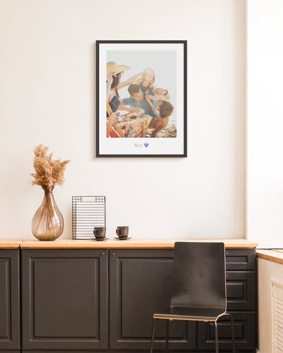 poster personalizzato con foto, decorazione casa idea regalo per ambienti moderni 