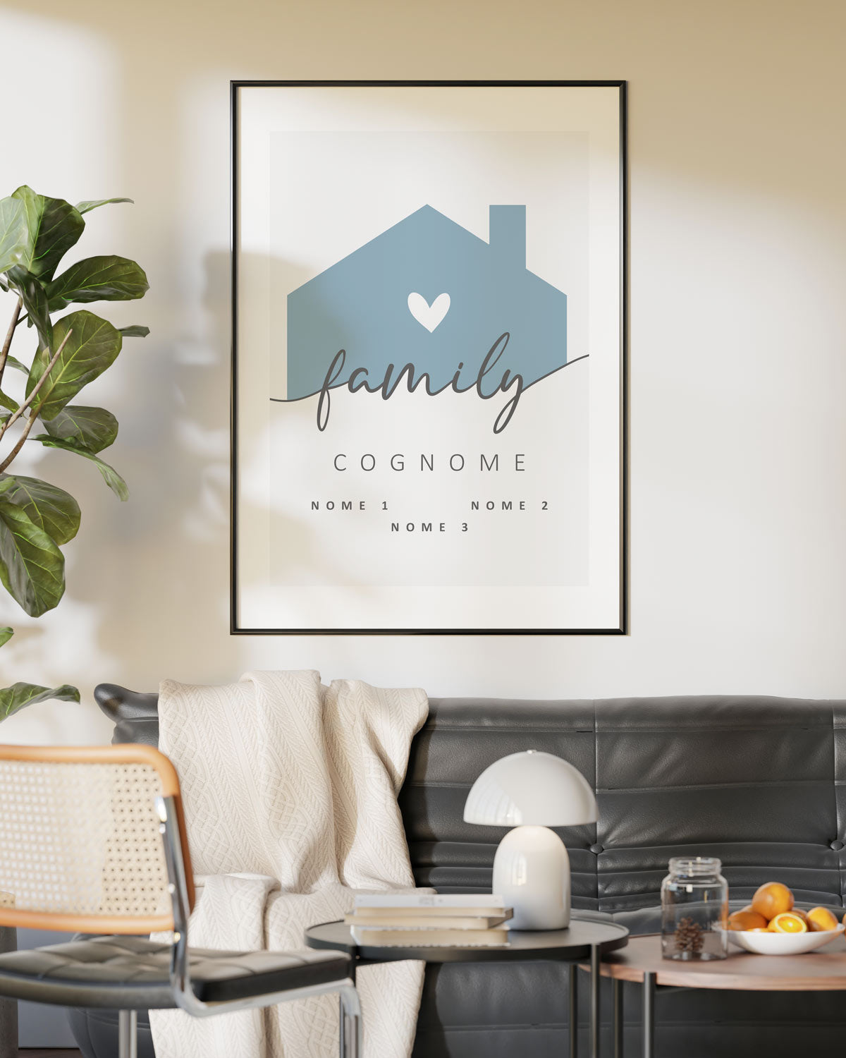 Poster Personalizzato Family Home