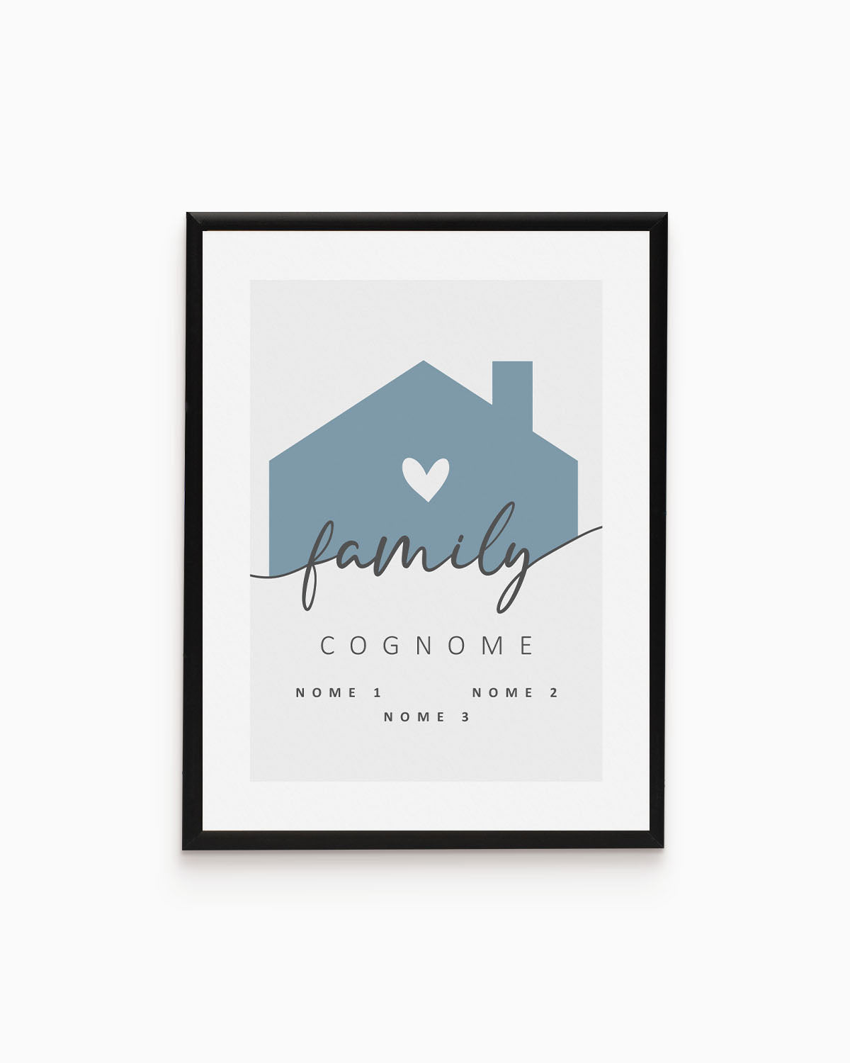 Poster Personalizzato Family Home