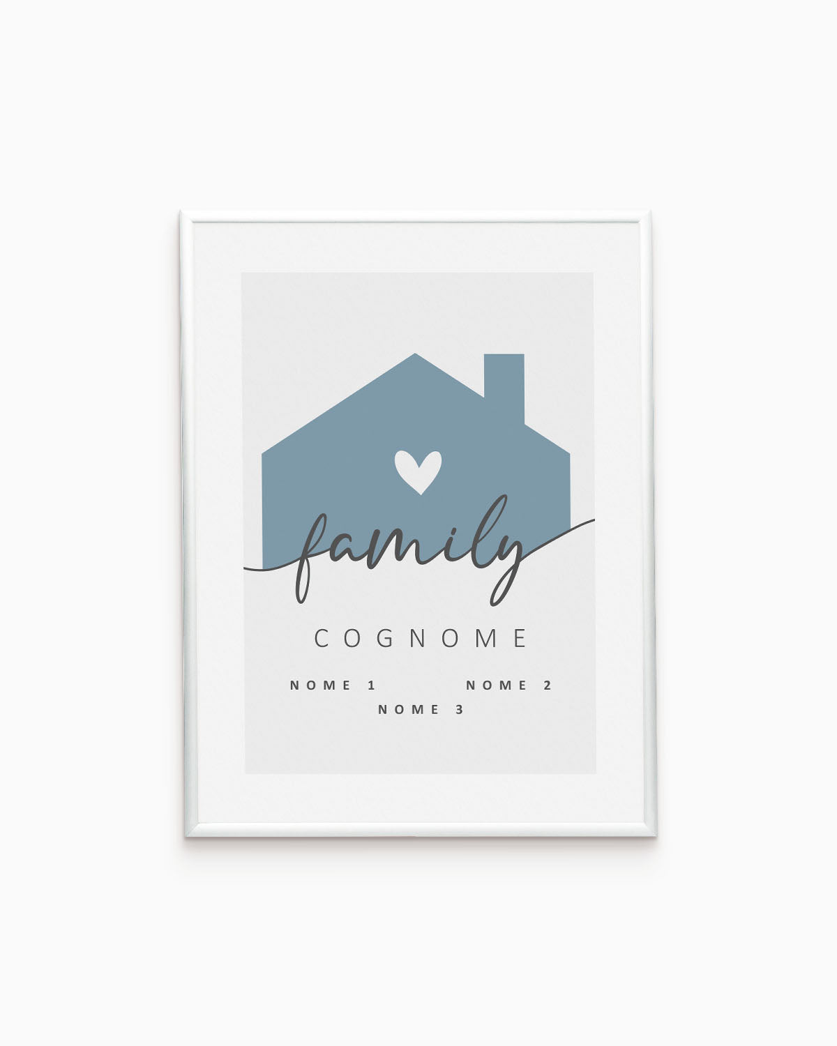 Poster Personalizzato Family Home