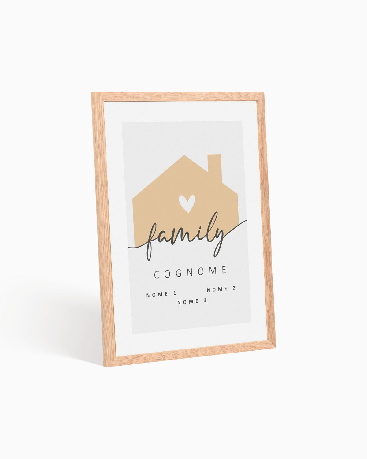 Poster Personalizzato Family Home