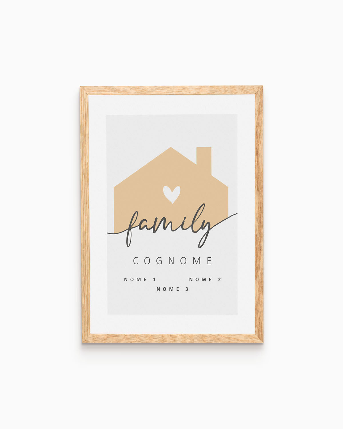Poster Personalizzato Family Home