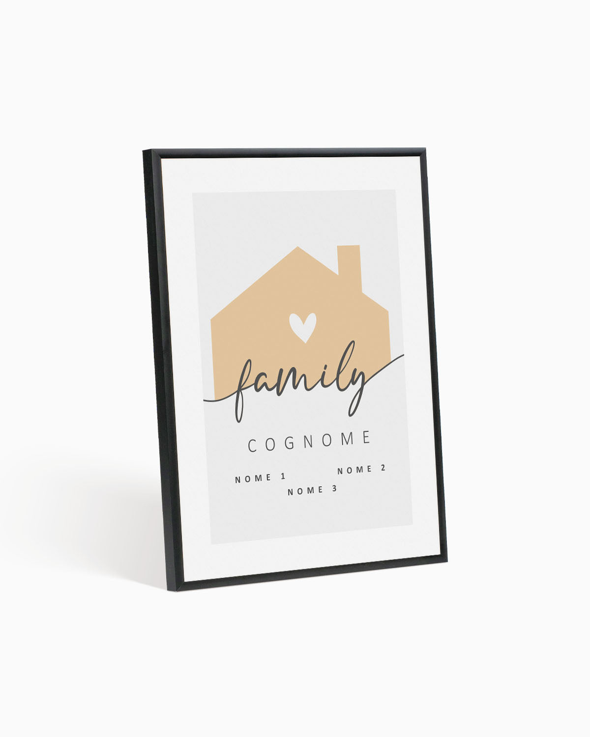 Poster Personalizzato Family Home