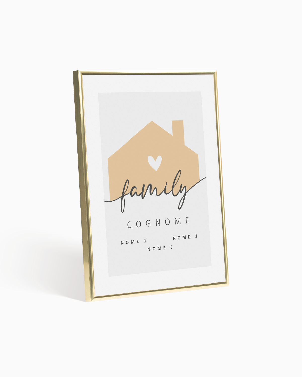 Poster Personalizzato Family Home