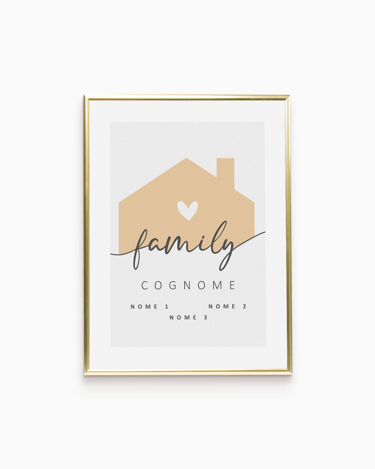 Poster Personalizzato Family Home