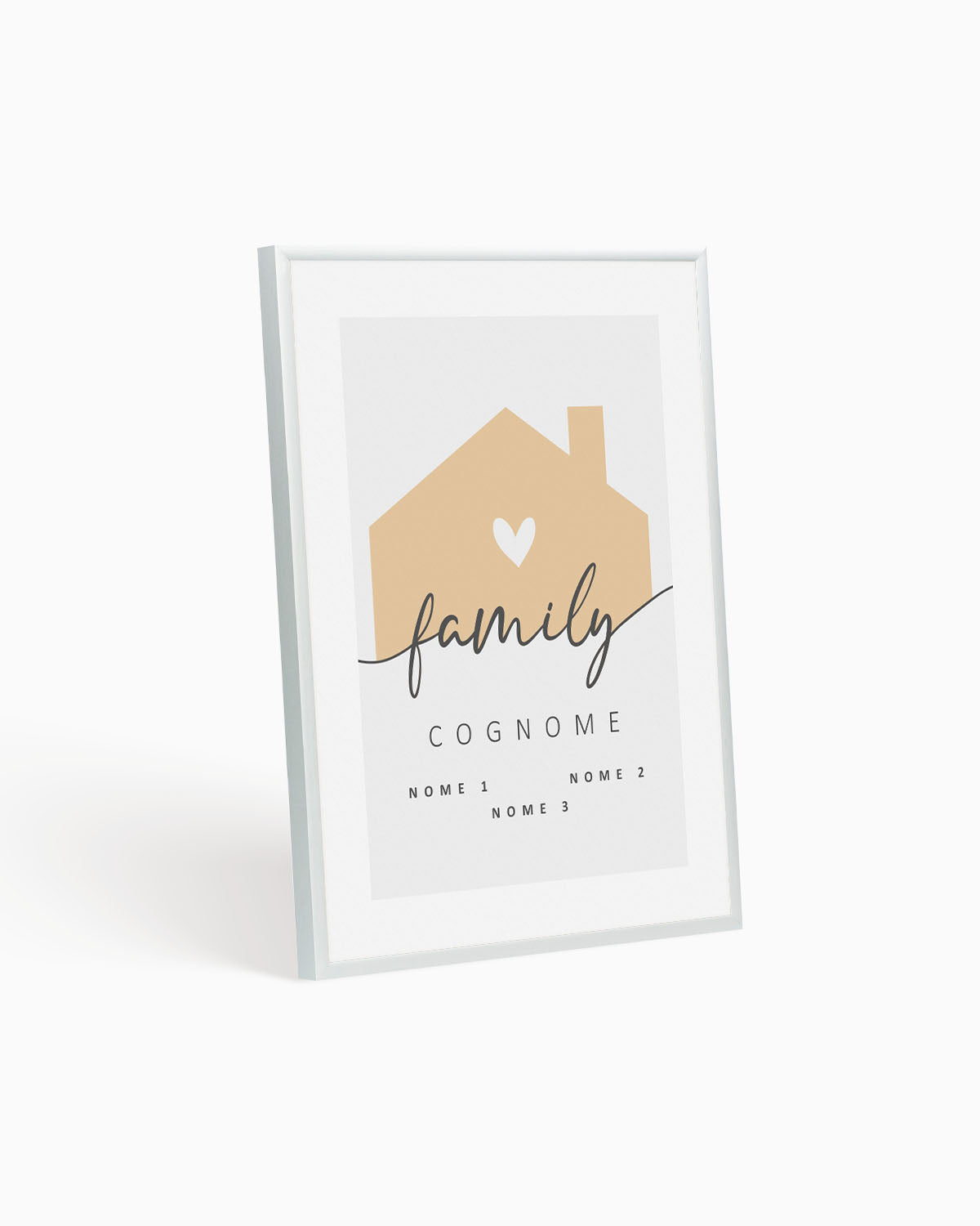 Poster Personalizzato Family Home