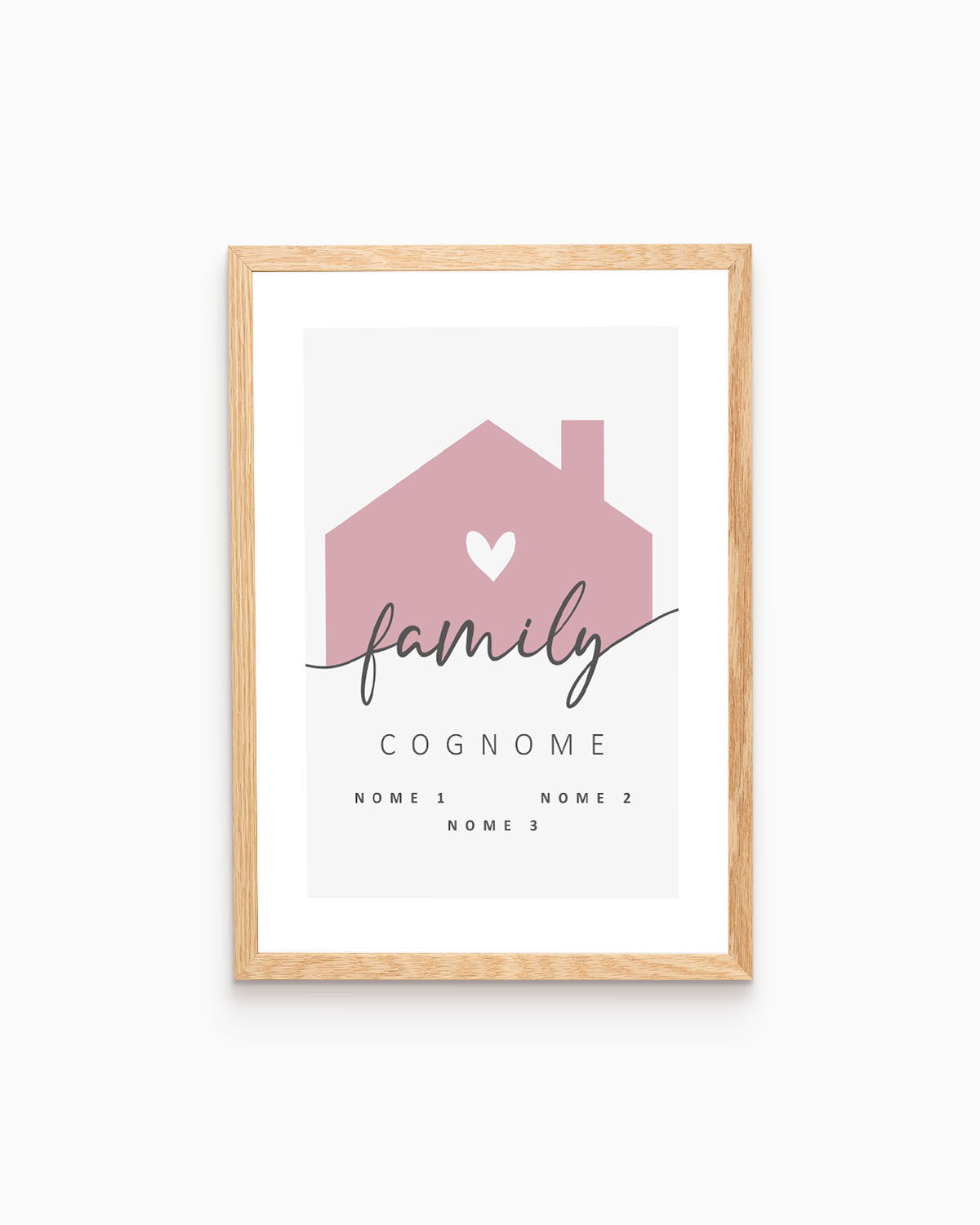 Poster Personalizzato Family Home